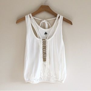 NWT Free People boho Fringe Tank